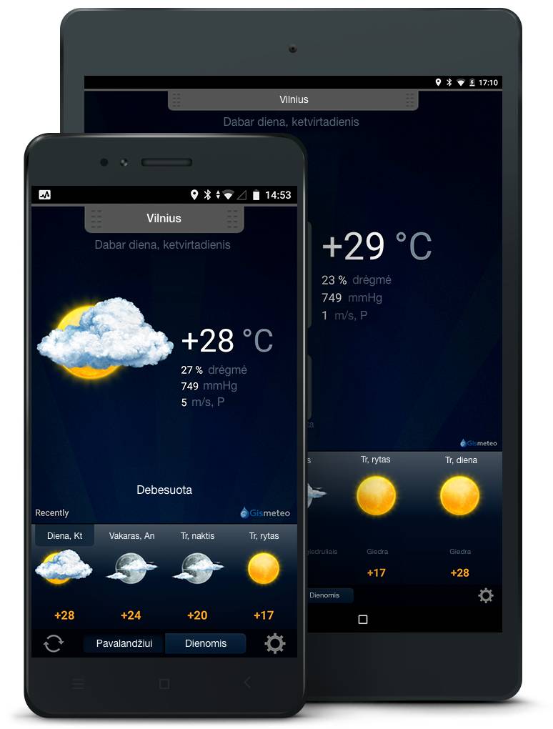 Gismeteo Lite for Android